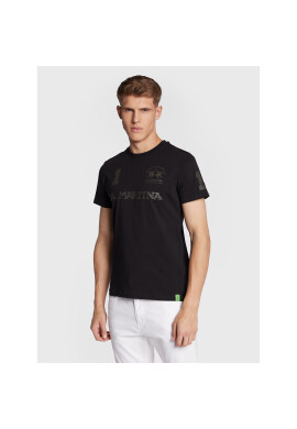 La Martina Тишърт UMR309 JS206 Черен Regular Fit - Pepit.bg