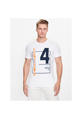 La Martina Тишърт VMR315 JS206 Бял Regular Fit - Pepit.bg