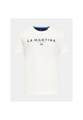 La Martina Тишърт WMR005 JS206 Бял Regular Fit - Pepit.bg