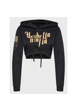 LaBellaMafia Суитшърт 25638 Черен Regular Fit - Pepit.bg