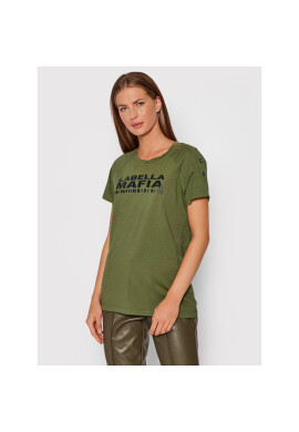 LaBellaMafia Тишърт 21691 Зелен Regular Fit - Pepit.bg