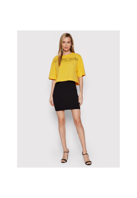 LaBellaMafia Тишърт 23665 Жълт Relaxed Fit - Pepit.bg