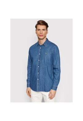 Lacoste дънкова риза CH7637 Син Regular Fit - Pepit.bg
