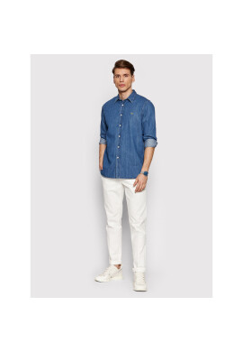 Lacoste дънкова риза CH7637 Син Regular Fit - Pepit.bg