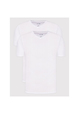 Lacoste Комплект 2 тишъртки TH3457 Бял Regular Fit - Pepit.bg