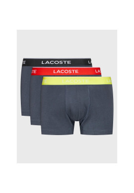 Lacoste Комплект 3 чифта боксерки 5H3401 Сив - Pepit.bg