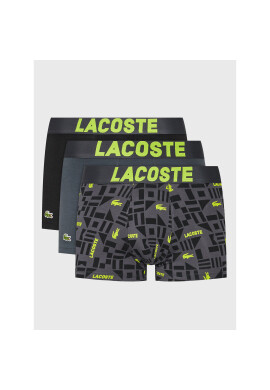 Lacoste Комплект 3 чифта боксерки 5H9956 Сив - Pepit.bg