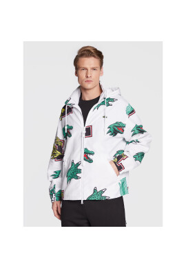 Lacoste Преходно яке BH1481 Бял Oversize - Pepit.bg