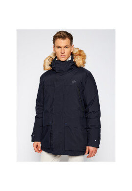 Lacoste Пухено яке BH1946 Тъмносин Regular Fit - Pepit.bg