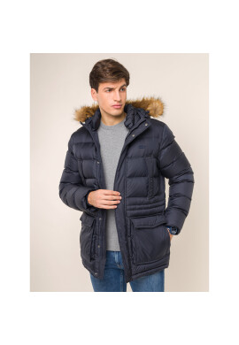 Lacoste Пухено яке BH2091 Тъмносин Regular Fit - Pepit.bg