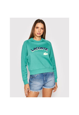 Lacoste Суитшърт SF9427 Зелен Boxy Fit - Pepit.bg