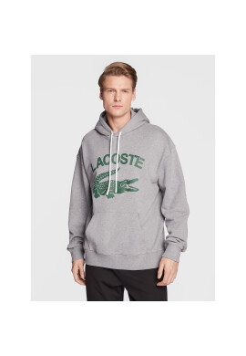 Lacoste Суитшърт SH0107 Сив Loose Fit - Pepit.bg