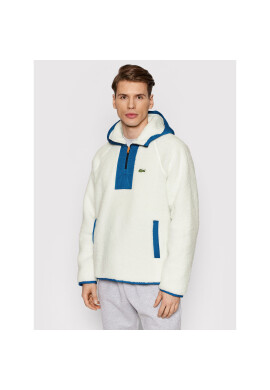 Lacoste Суитшърт SH7611 Бял Relaxed Fit - Pepit.bg