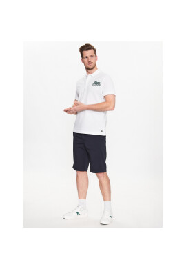 Lacoste Тениска с яка и копчета PH5076 Бял Regular Fit - Pepit.bg