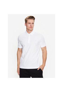 Lacoste Тениска с яка и копчета PH5522 Бял Regular Fit - Pepit.bg