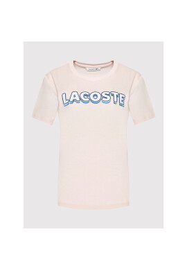 Lacoste Тишърт TF0202 Розов Regular Fit - Pepit.bg