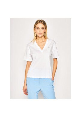 Lacoste Тишърт TF5458 Бял Regular Fit - Pepit.bg