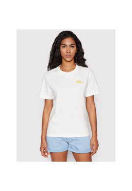 Lacoste Тишърт TF5768 Бял Relaxed Fit - Pepit.bg