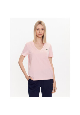 Lacoste Тишърт TF8392 Розов Regular Fit - Pepit.bg