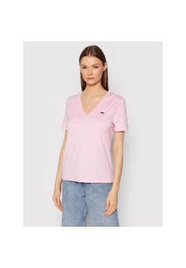 Lacoste Тишърт TF8392 Розов Relaxed Fit - Pepit.bg