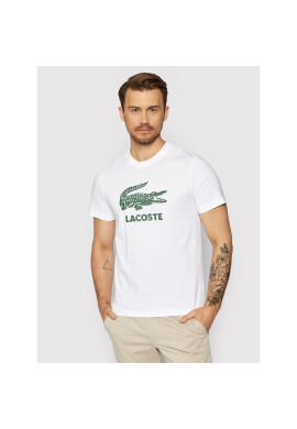 Lacoste Тишърт TH0063 Бял Regular Fit - Pepit.bg