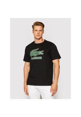 Lacoste Тишърт TH0063 Черен Regular Fit - Pepit.bg