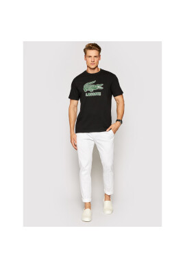 Lacoste Тишърт TH0063 Черен Regular Fit - Pepit.bg