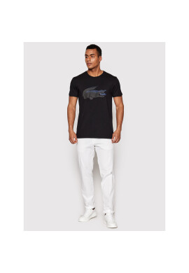 Lacoste Тишърт TH0204 Черен Slim Fit - Pepit.bg