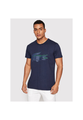 Lacoste Тишърт TH0204 Тъмносин Slim Fit - Pepit.bg