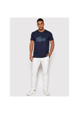 Lacoste Тишърт TH0204 Тъмносин Slim Fit - Pepit.bg