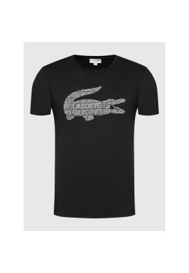 Lacoste Тишърт TH0208 Черен Slim Fit - Pepit.bg