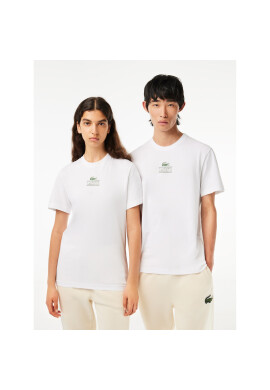 Lacoste Тишърт TH1147 Бял Regular Fit - Pepit.bg