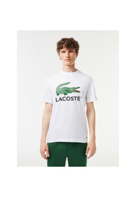 Lacoste Тишърт TH1285 Бял Regular Fit - Pepit.bg