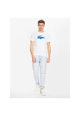 Lacoste Тишърт TH2042 Бял Regular Fit - Pepit.bg