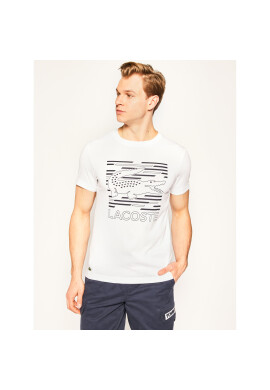 Lacoste Тишърт TH4834 Бял Regular Fit - Pepit.bg