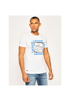 Lacoste Тишърт TH4887 Бял Regular Fit - Pepit.bg
