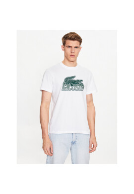 Lacoste Тишърт TH5070 Бял Regular Fit - Pepit.bg