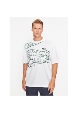 Lacoste Тишърт TH5511 Бял Loose Fit - Pepit.bg