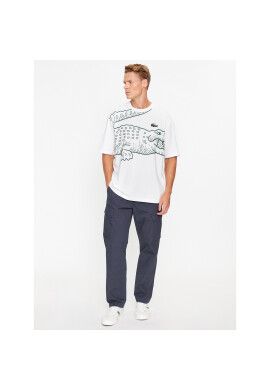 Lacoste Тишърт TH5511 Бял Loose Fit - Pepit.bg