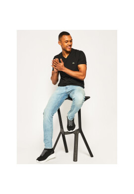 Lacoste Тишърт TH6710 Черен Regular Fit - Pepit.bg