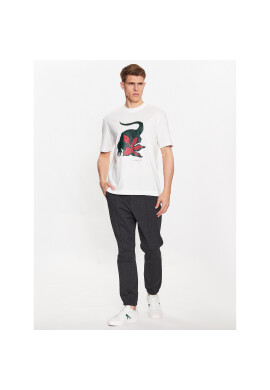 Lacoste Тишърт TH8462 Екрю Regular Fit - Pepit.bg