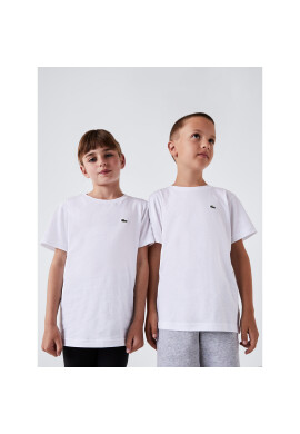 Lacoste Тишърт TJ1442 Бял Regular Fit - Pepit.bg