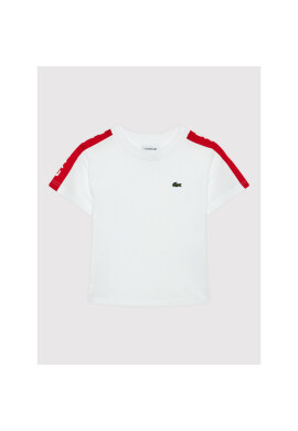 Lacoste Тишърт TJ2659 Бял Regular Fit - Pepit.bg