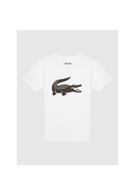 Lacoste Тишърт TJ2910 Бял Regular Fit - Pepit.bg