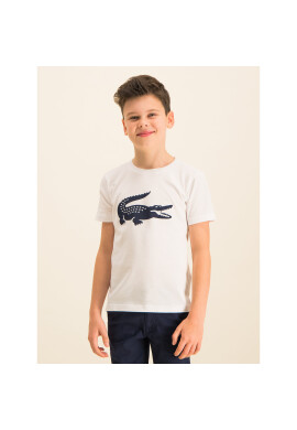 Lacoste Тишърт TJ2910 Бял Regular Fit - Pepit.bg