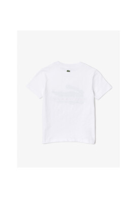 Lacoste Тишърт TJ5335 Бял Regular Fit - Pepit.bg