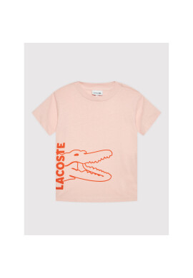 Lacoste Тишърт TJ6847 Розов Regular Fit - Pepit.bg