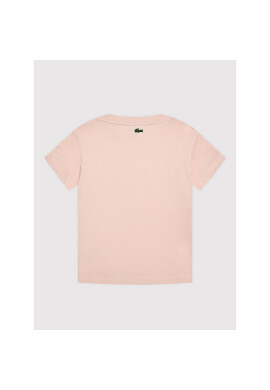 Lacoste Тишърт TJ6847 Розов Regular Fit - Pepit.bg