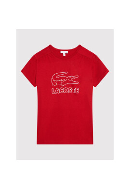 Lacoste Тишърт TJ7486 Червен Regular Fit - Pepit.bg
