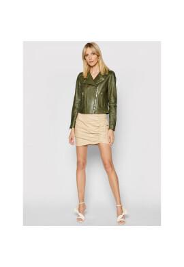LaMarque Кожено яке Donna 21 Зелен Tailored Fit - Pepit.bg